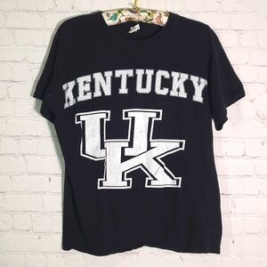 Vintage 90s USA University of Kentucky Wildcats Cats UK Graphic Print Tee Tshirt